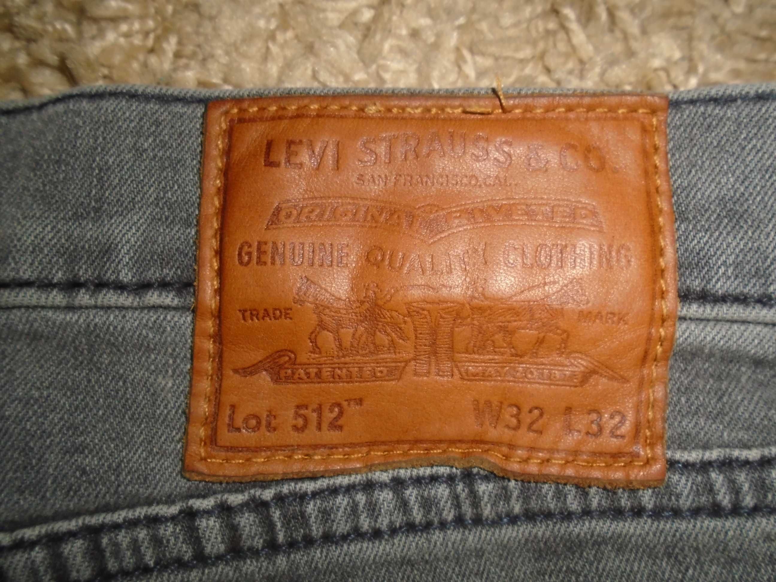 Джинсы Levis 512 Premium stretch USA W32 L32