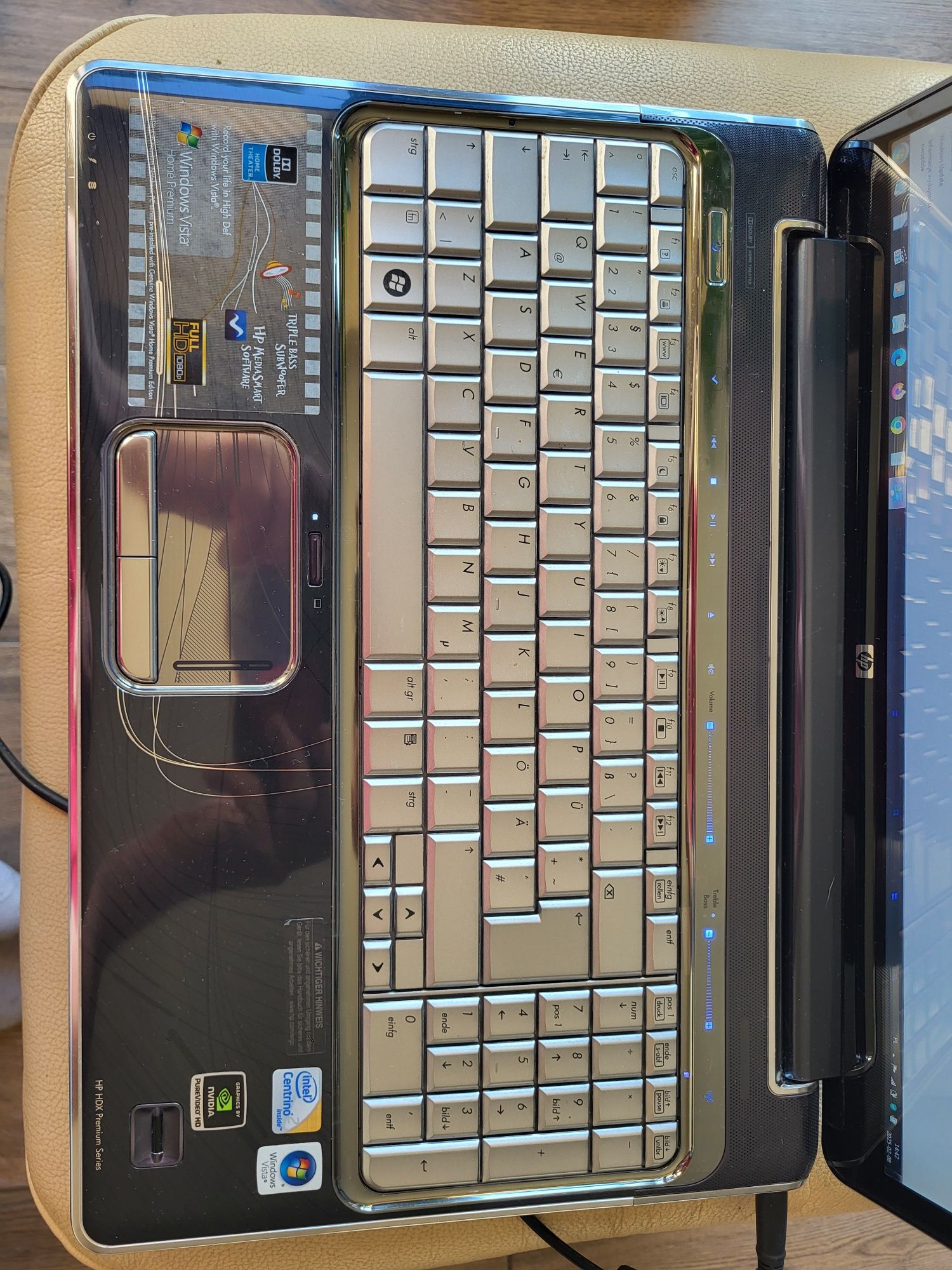 Laptop hp HDX 16"