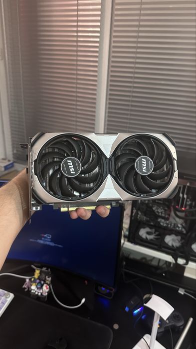 НОВАЯ! RTX 4070 12GD6 MSI VENTUS видеокарта