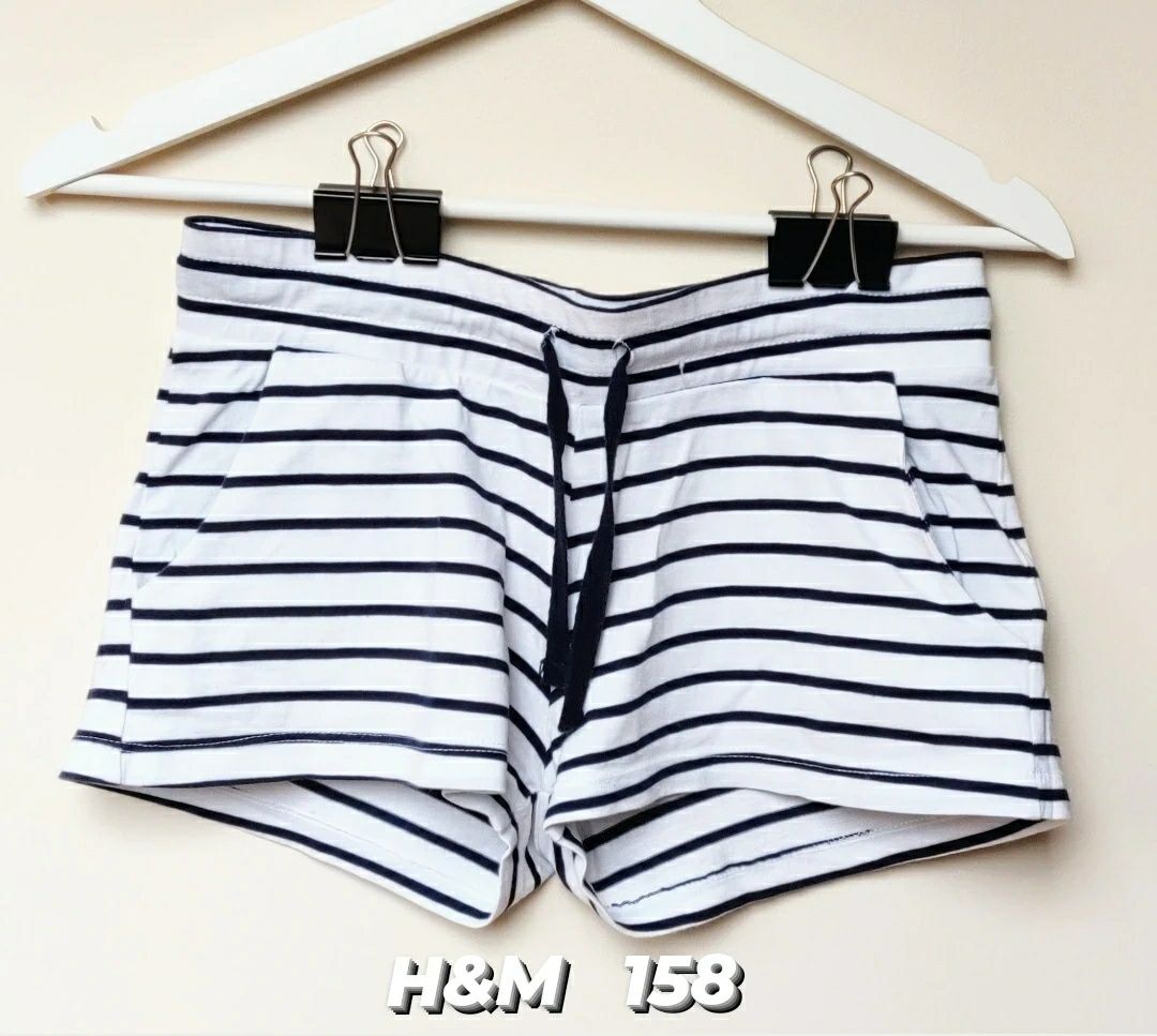 Krótkie spodenki letnie plażowe H&M HM 158 OKAZJA