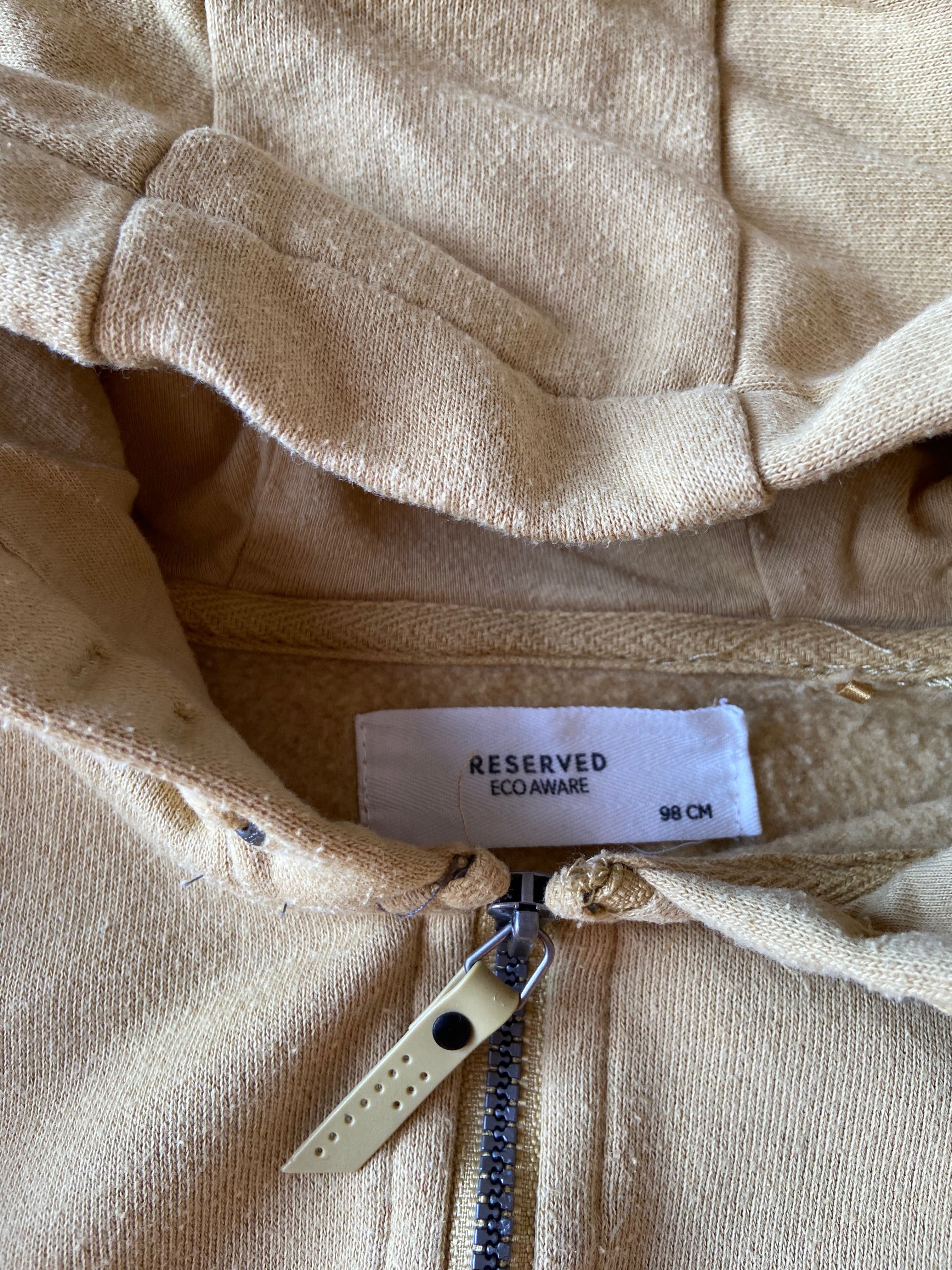 Bluza Reserved 86 92 98 musztardowa chłopięca