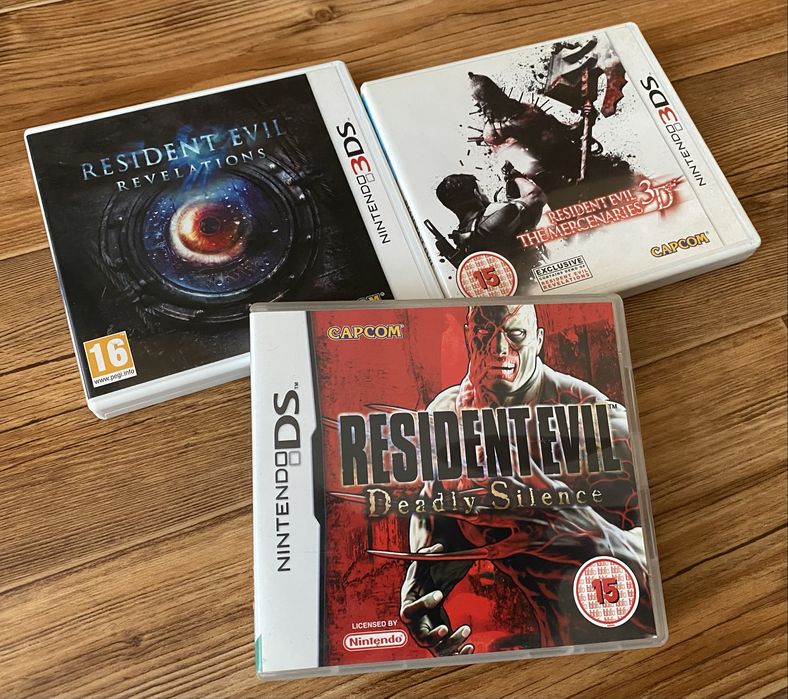 Nintendo 3DS, DS: Zelda, Metroid, Mario, Resident Evil, Spider-Man