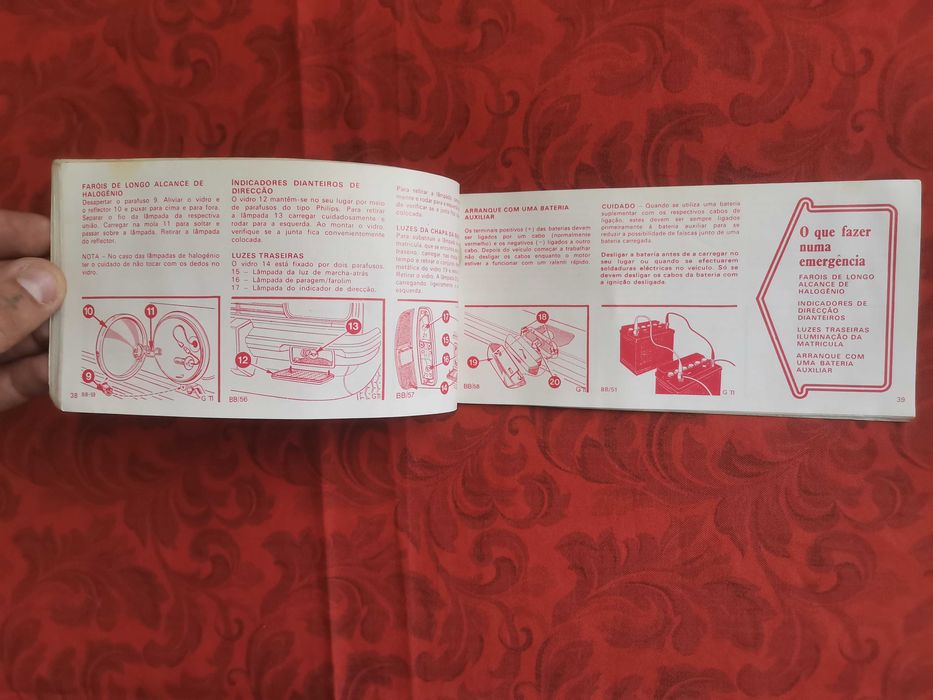 Manual de instruções Ford Escort Mk1 Mk2 1970