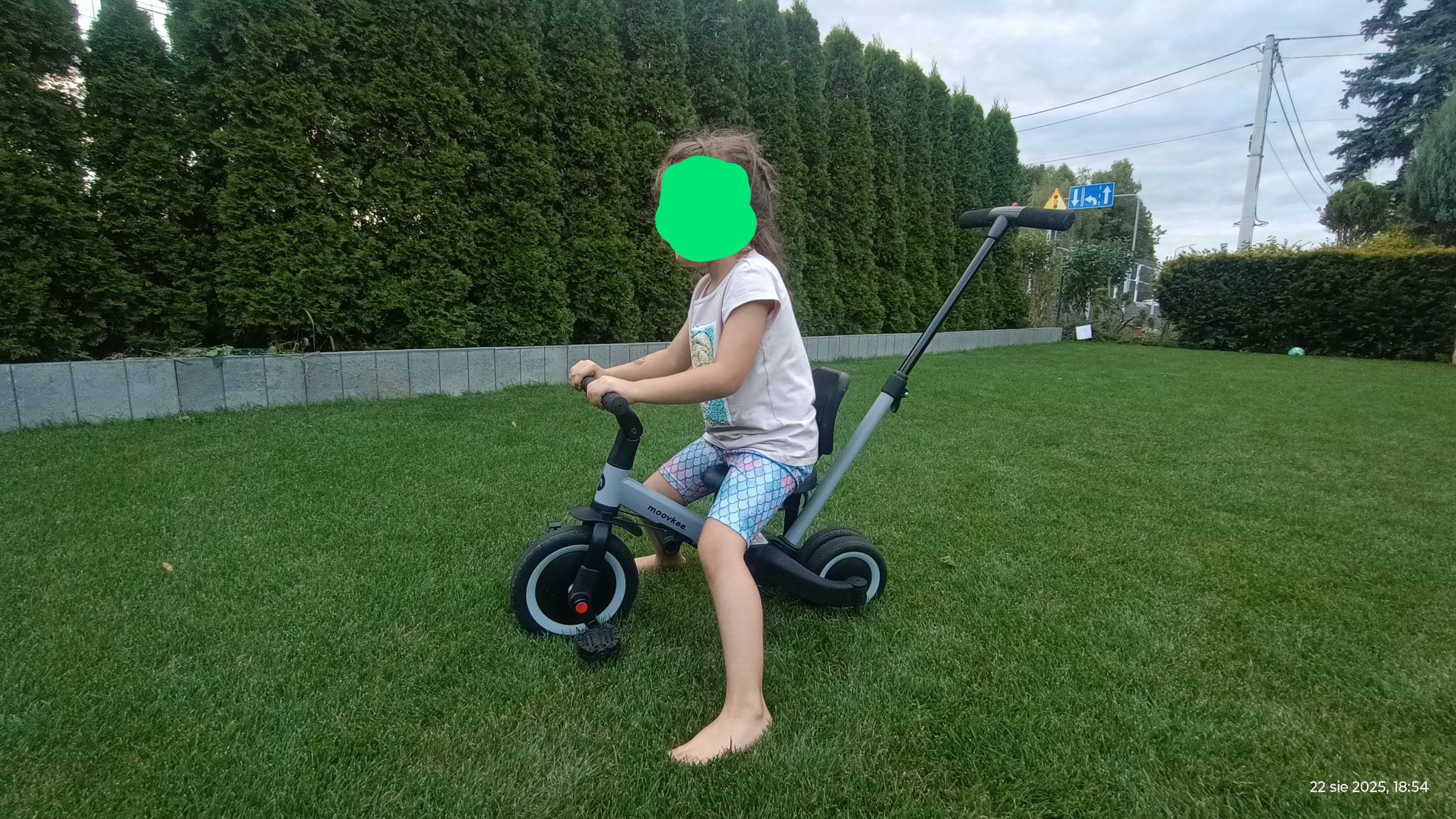 Rowerek MOOVKEE Mike 6w1 biegowy, na pedały, pchacz wózek