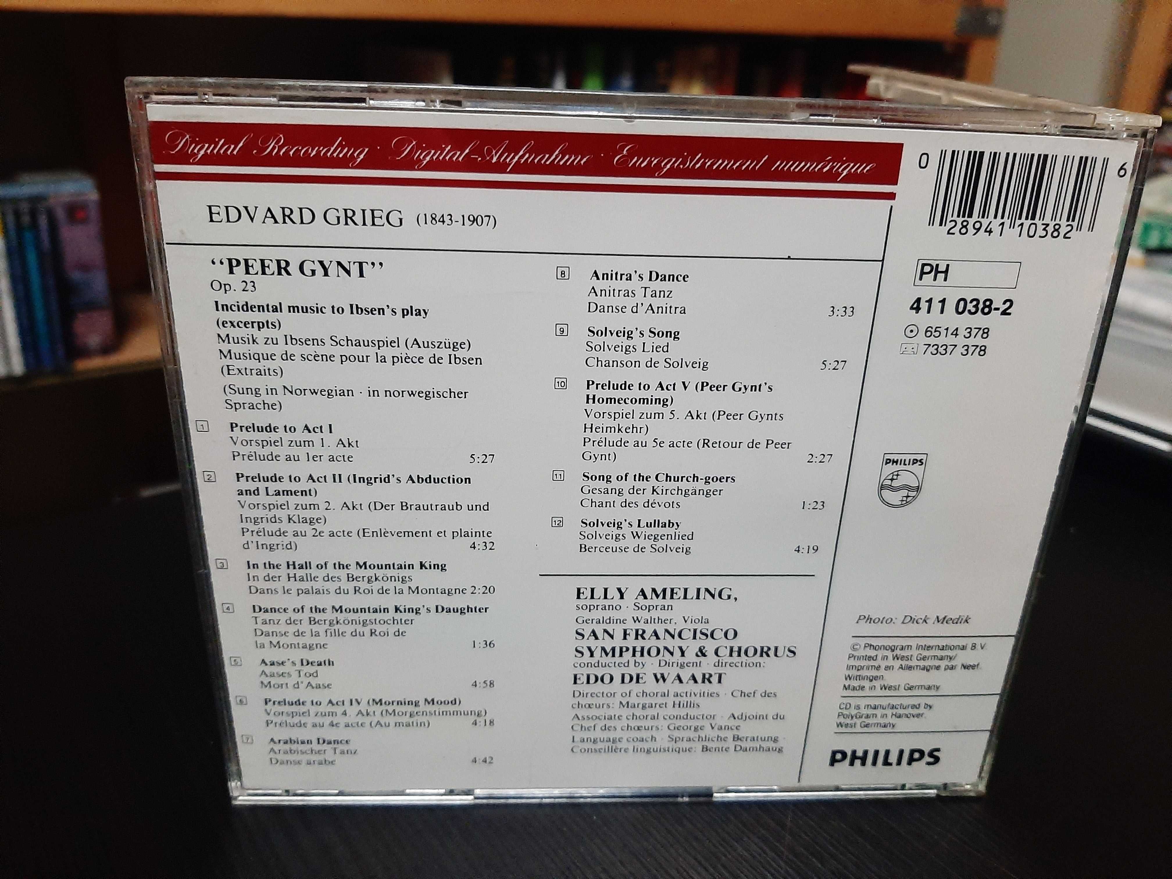 Grieg – Peer Gynt – Elly Ameling, San Francisco Symphony, Edo De Waart