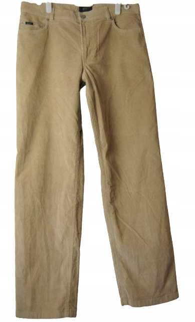 BRAX 601 54 PAS 96 ciepłe spodnie męskie sztruks 4N30