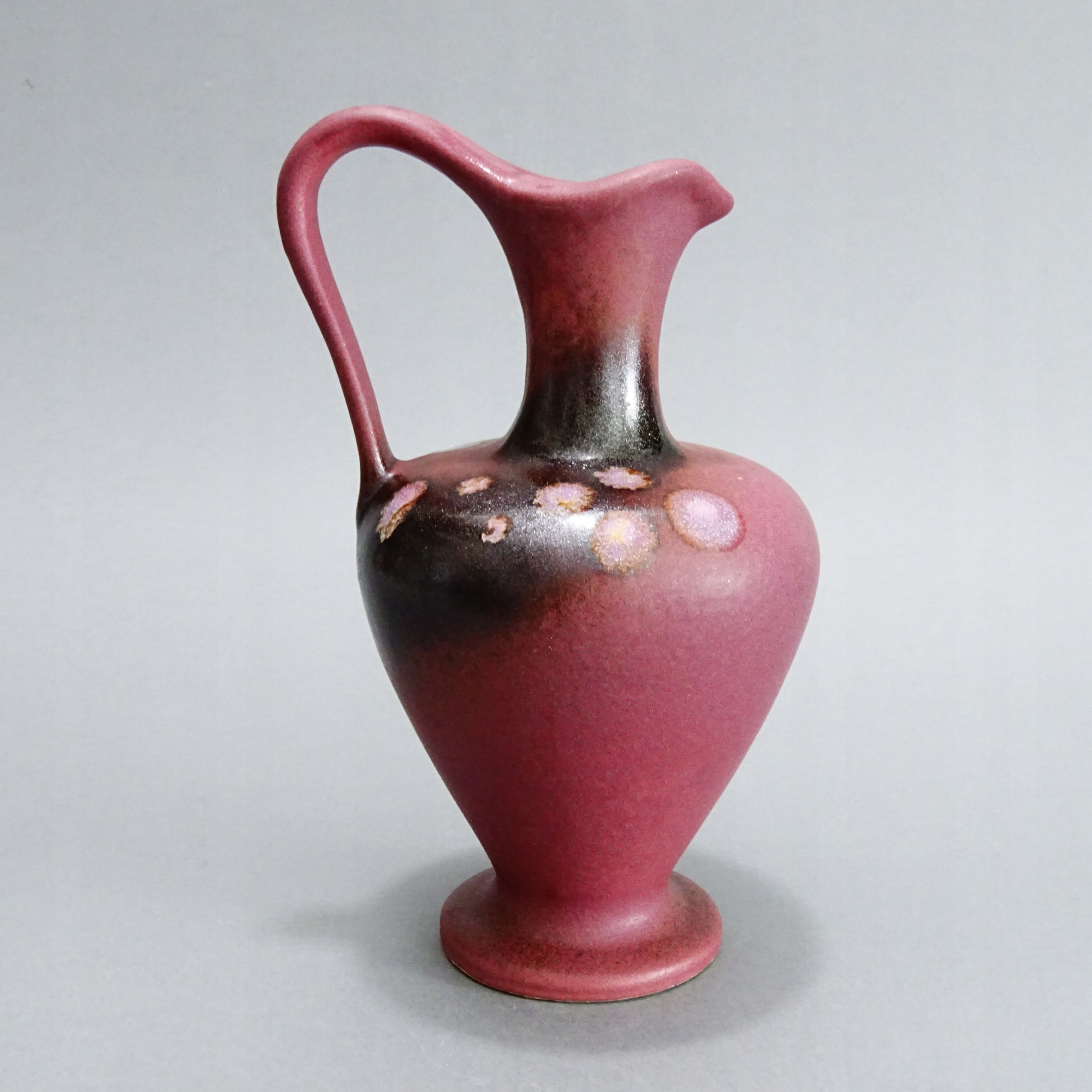 silberdistel ceramiczny sygnowany wazon dzbanek