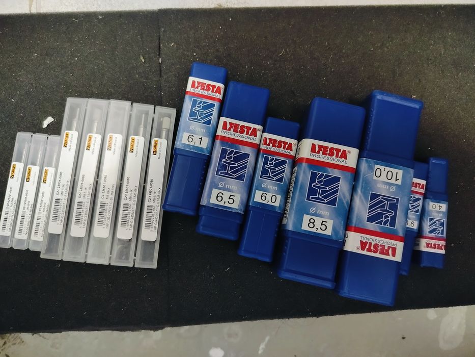 Wiertła , gwintowniki