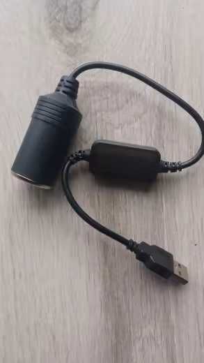 USB-адаптер, конвертер для гнезда прикуривателя 5В 2А в 12В