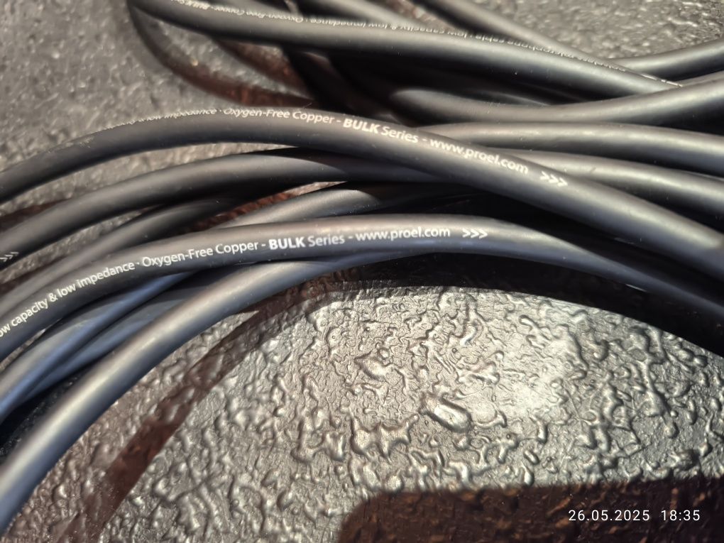 Kabel przewód proel 6m*3