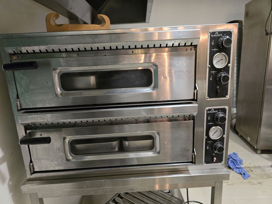 Forno pizza magnus 2 cameras cozedura