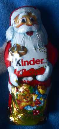 Mikołaj czekoladowy z KINDER 110g nowy figurka z czekolady