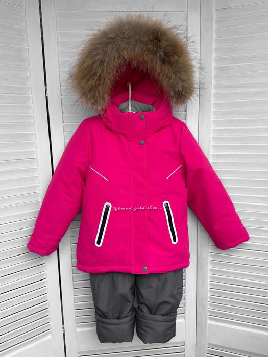 Зимовий термо комплект комбінезон для дівчаток lassye 122/128