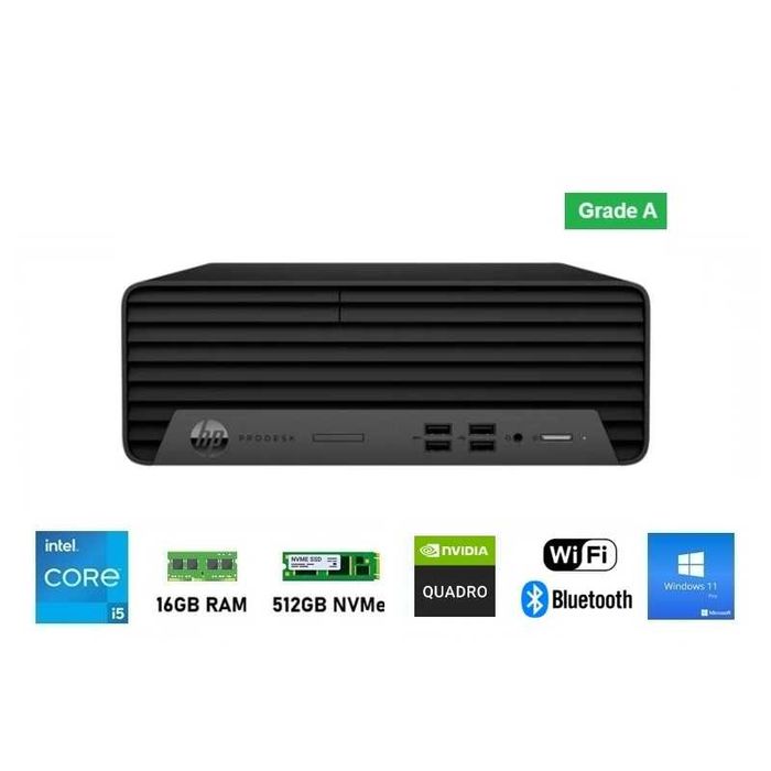 HP ProDesk 400 G7 SFF i5-10500 | 16Gb 512Gb NVMe NVIDIA 4Gb | Garantia