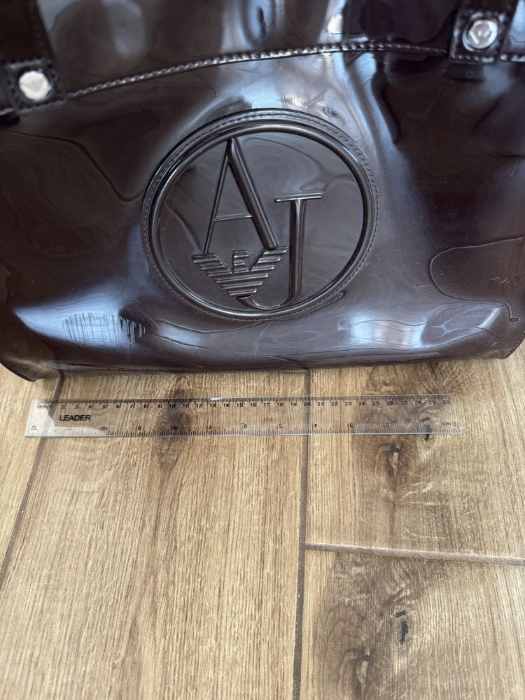 Сумка лакова Armani Jeans