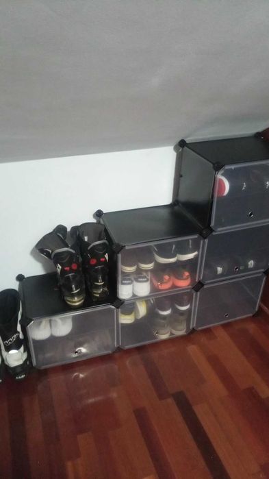 Organizer do przechowywania butów NOWY, modułowy do salonu sypialni
