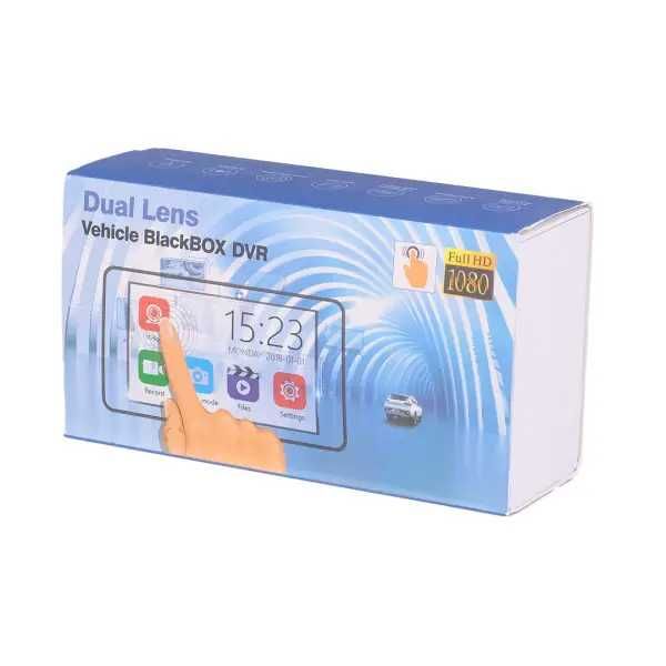 Відеореєстратор автомобільний А-10 нічного бачення 2 камери G-сенсор