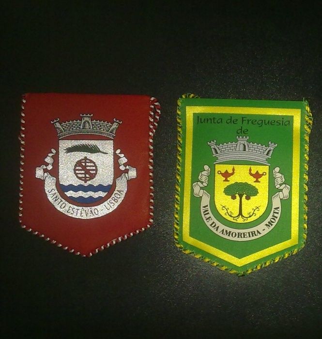 Heráldicas, Galhardetes, Porta-chaves...