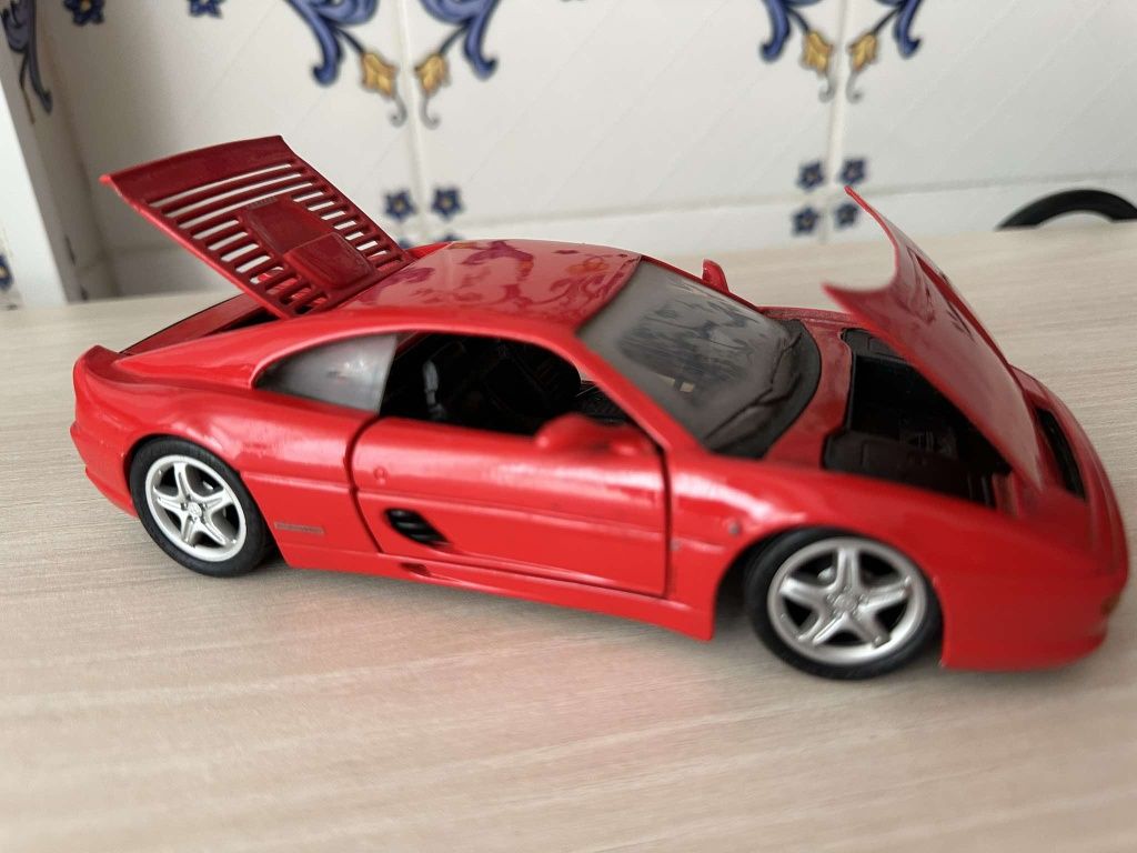 carros metal Ferrari F50 1/24 miniaturas vintage Shell maisto coleçao