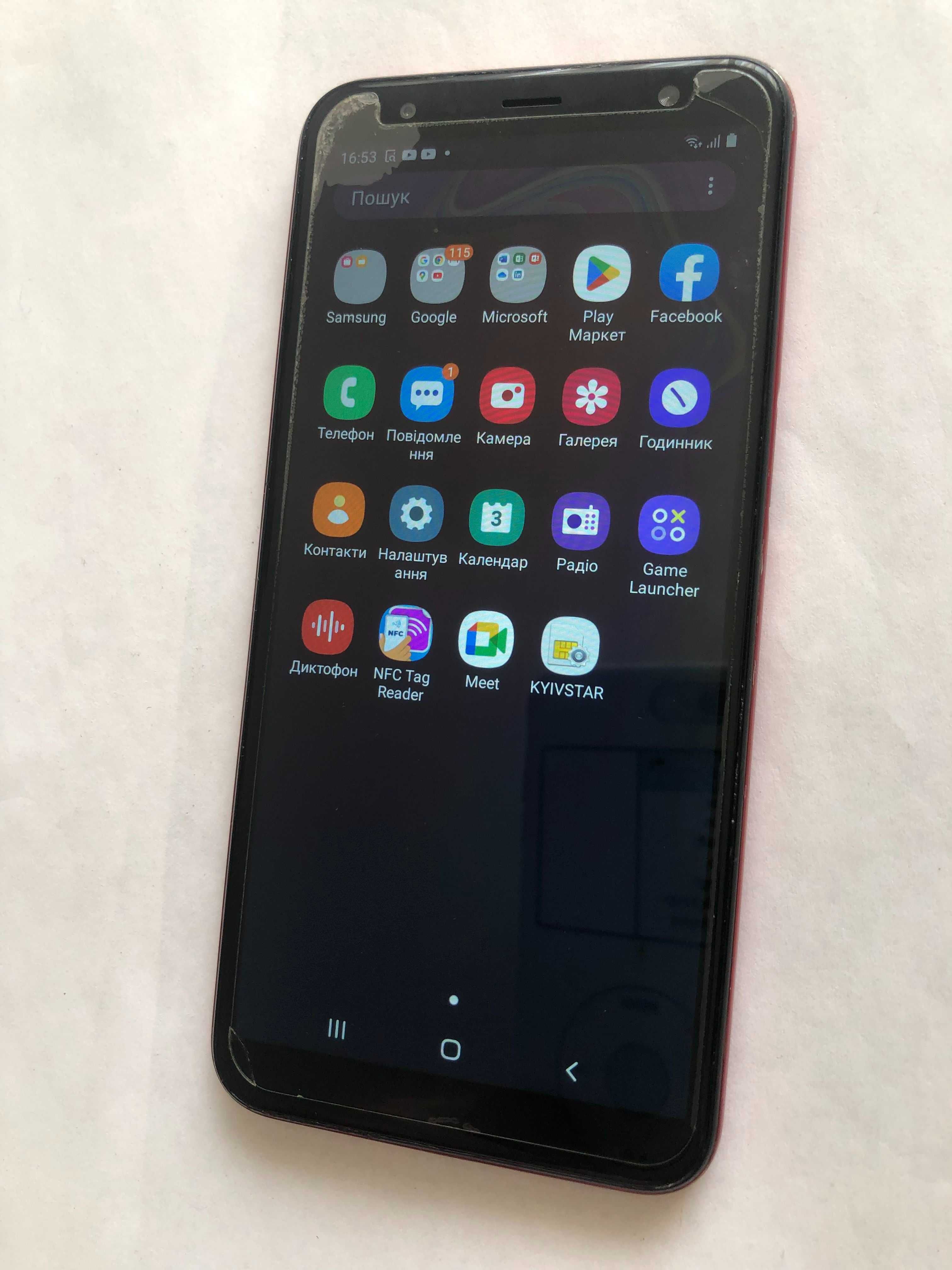 Смартфон Samsung Galaxy J6+ (j6 plus) J610F Red 3/32