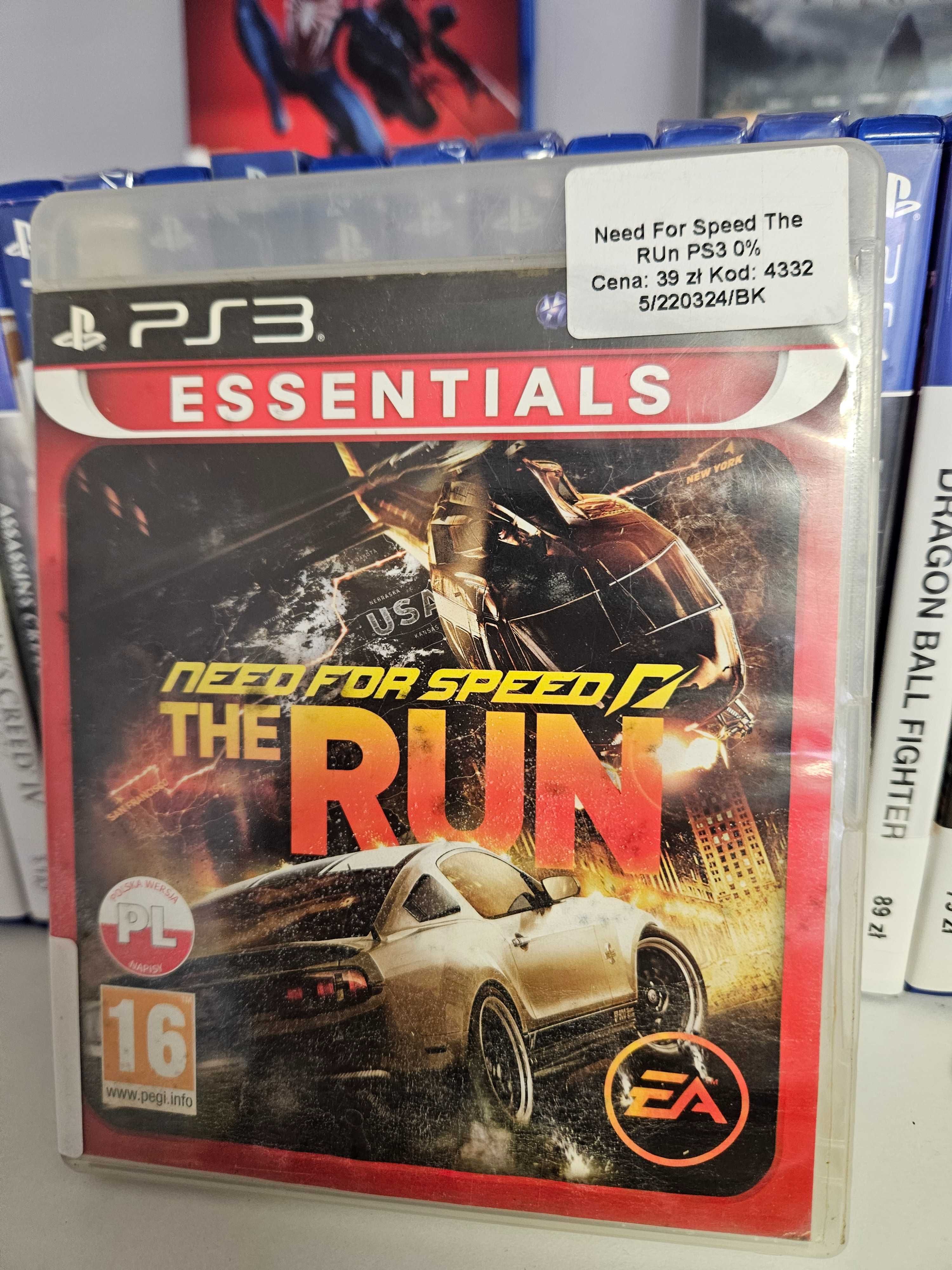 Gra Need For Speed The Run PS3 As Game & GSM 4332