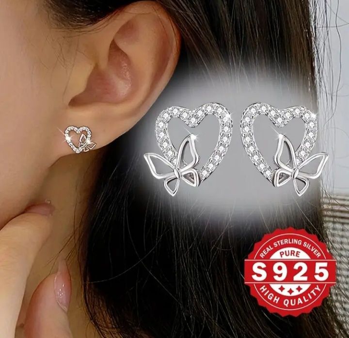 Rewelacyjne srebrne kolczyki próby 925!