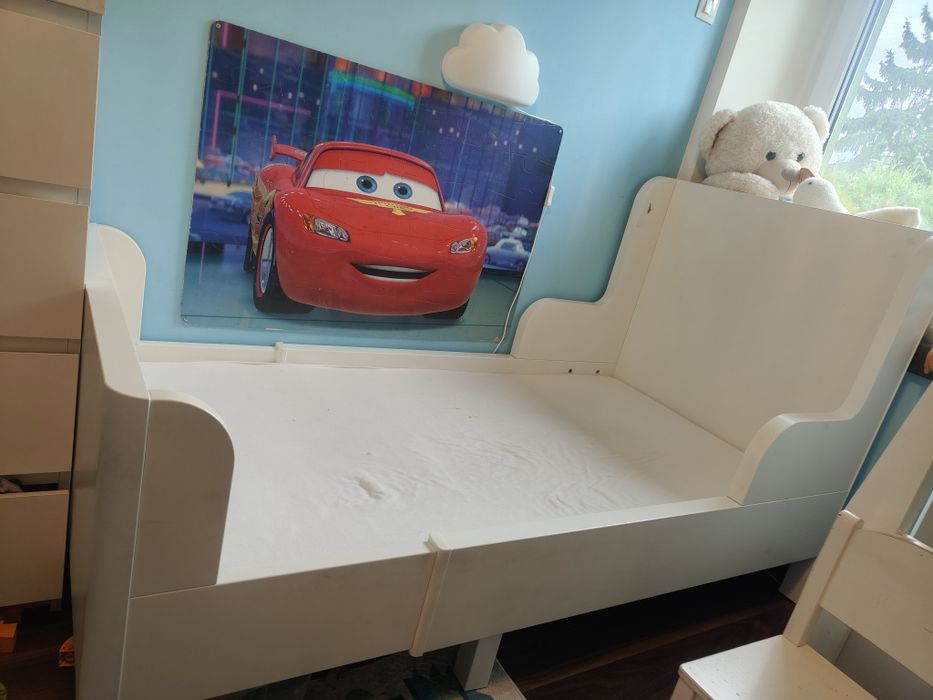 Lóżko Busunge Ikea białe