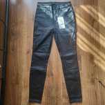 Spodnie skinny woskowane
