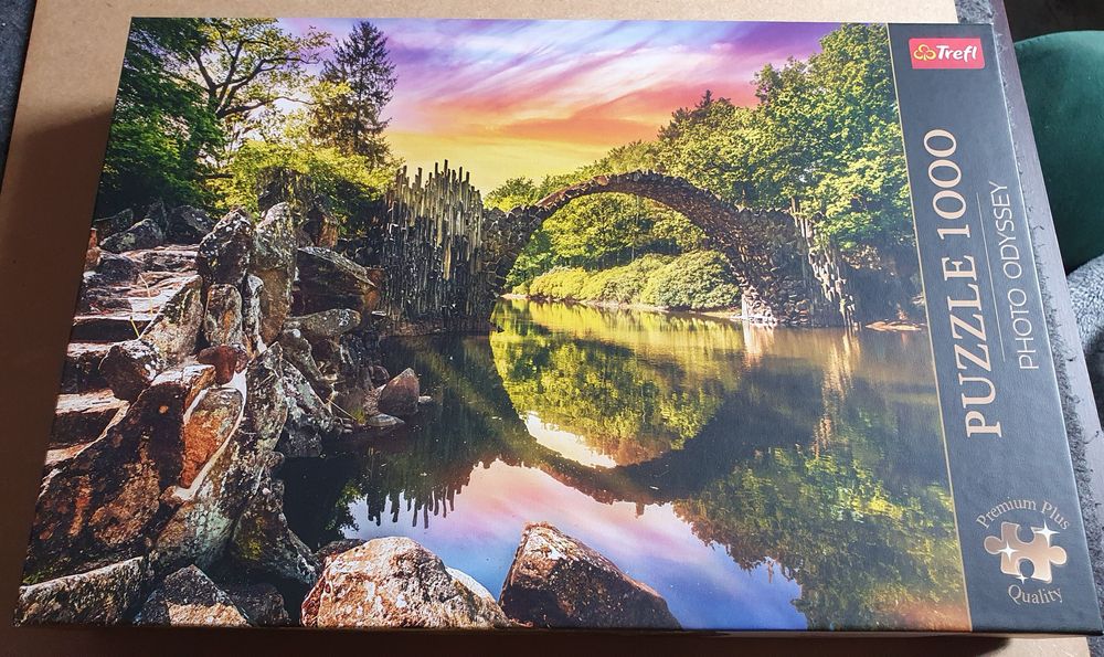 Puzzle trefl 1000 most rakotza, nowe