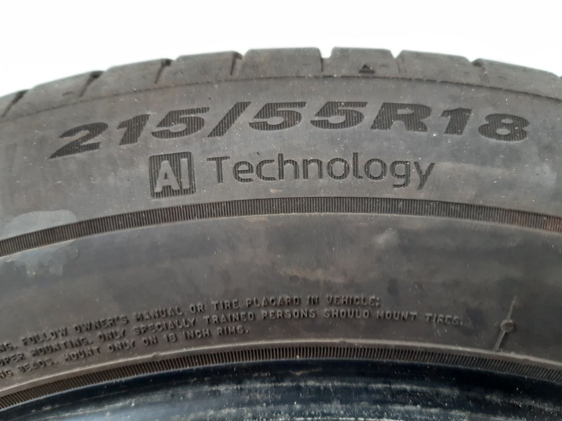 Letnie 215/55R18 Nexen 2023r. Montaż