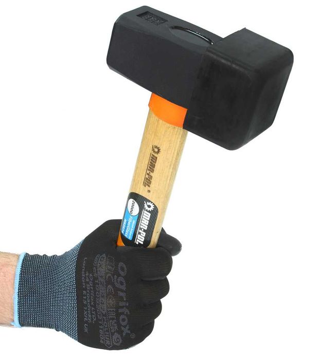 MŁOTEK BRUKARSKI 2000G Z Nakładką Gumową Gumą DO Kostki BRUKOWEJ