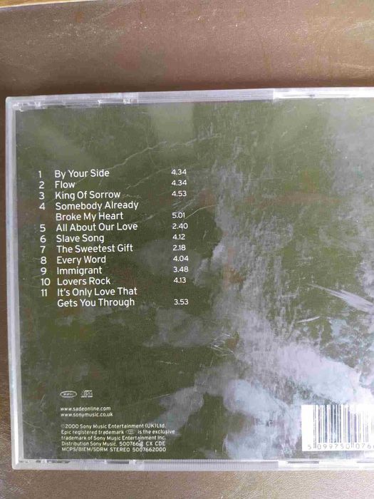 Музичні CD: Tori Amos, Chenoa, Sade, Повалій