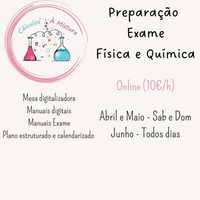 Explicação Física e Química_Preparação Exame