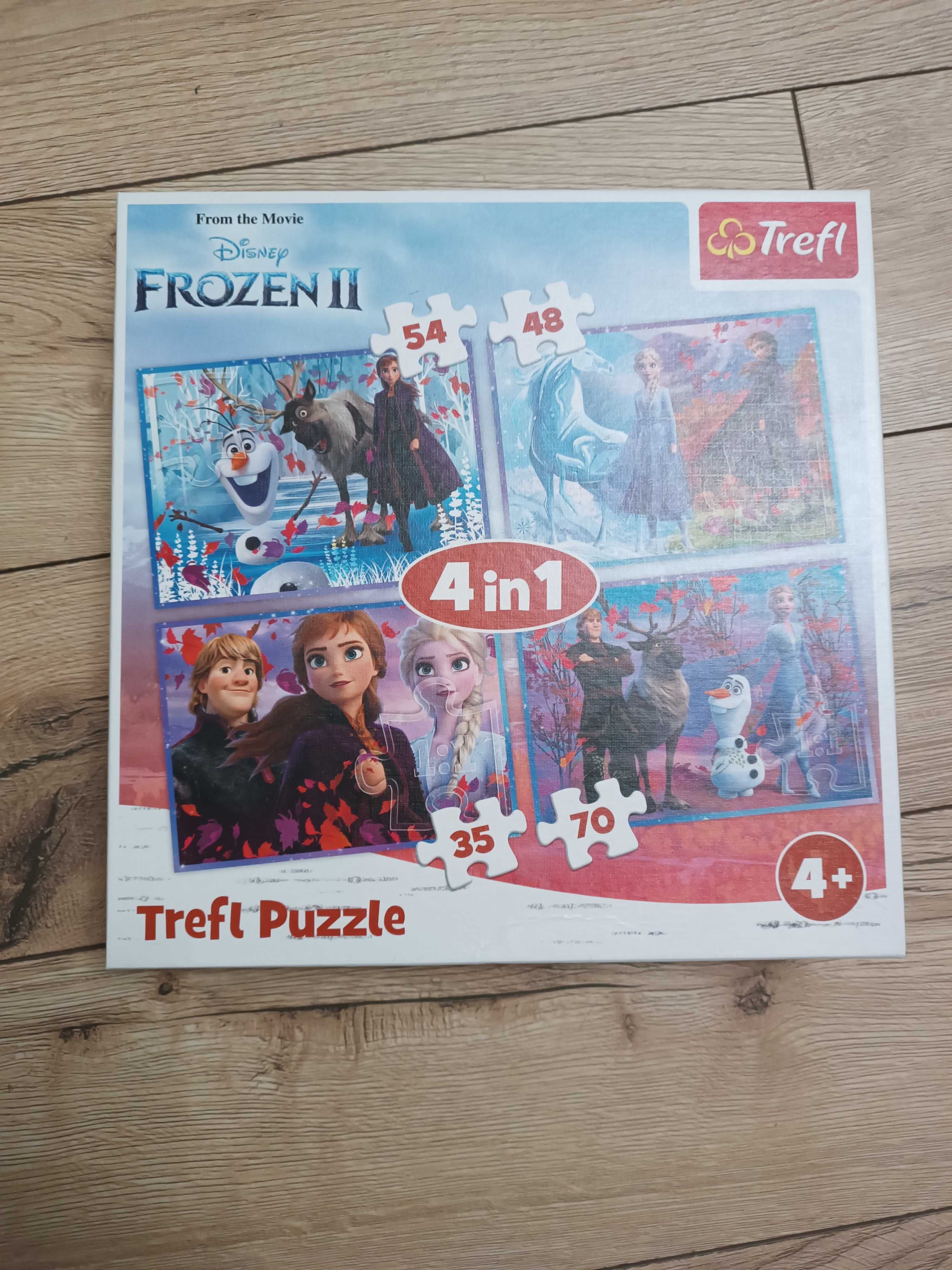Trefl puzzle 4 w 1 Kraina Lodu 2