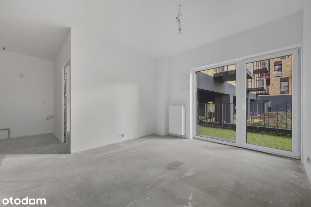 Dwupokojowe NOWE z ogródkiem tuż obok Placu Konesera/APARTAMENTOWIEC.