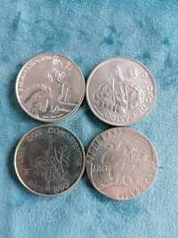 4 moedas de prata de 1000 escudos