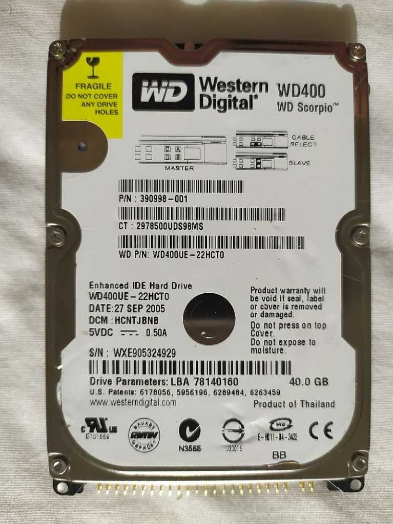 Western Digital WD400UE-22HCT0