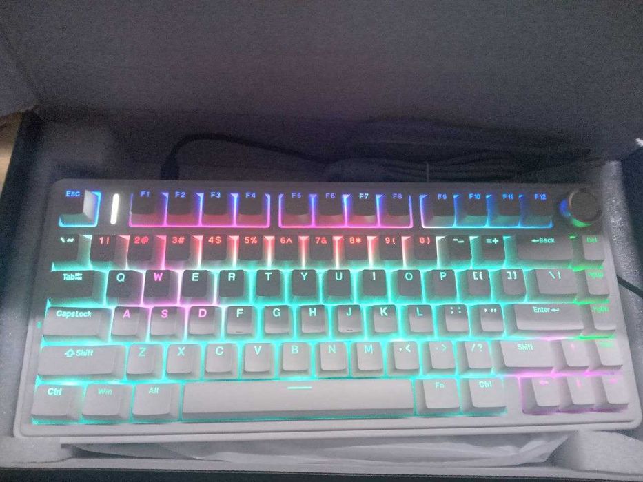 клавіатура AULA F75 White