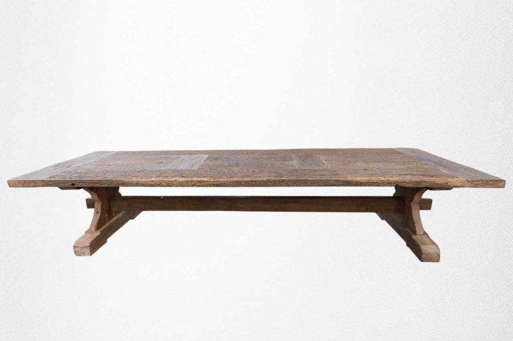 Dębowy stół, lity dąb, rustykalny 400x120 cm