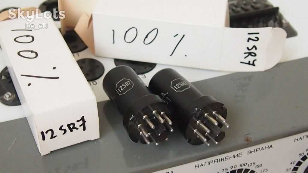 Радиолампа 12SR7 RCA