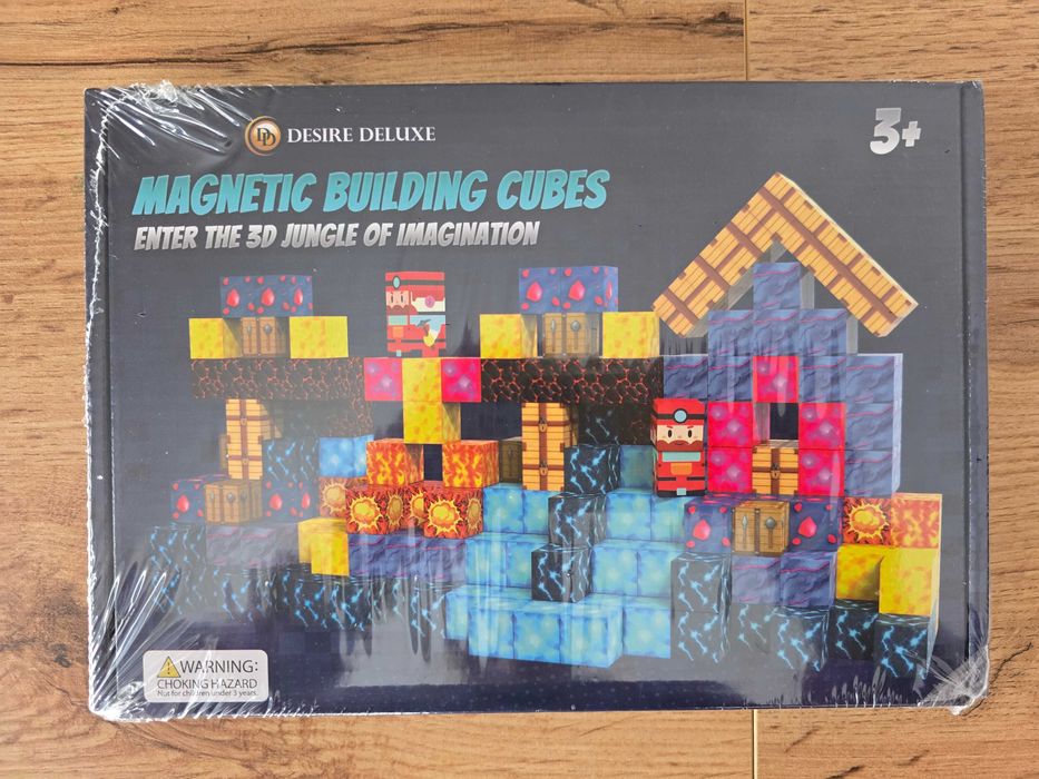 Nowe klocki magnetyczne Desire Delux- aż 87 kawałków