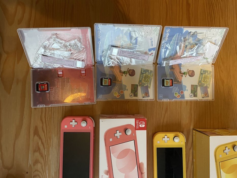 2 Nintendo Switch Lite + jogos