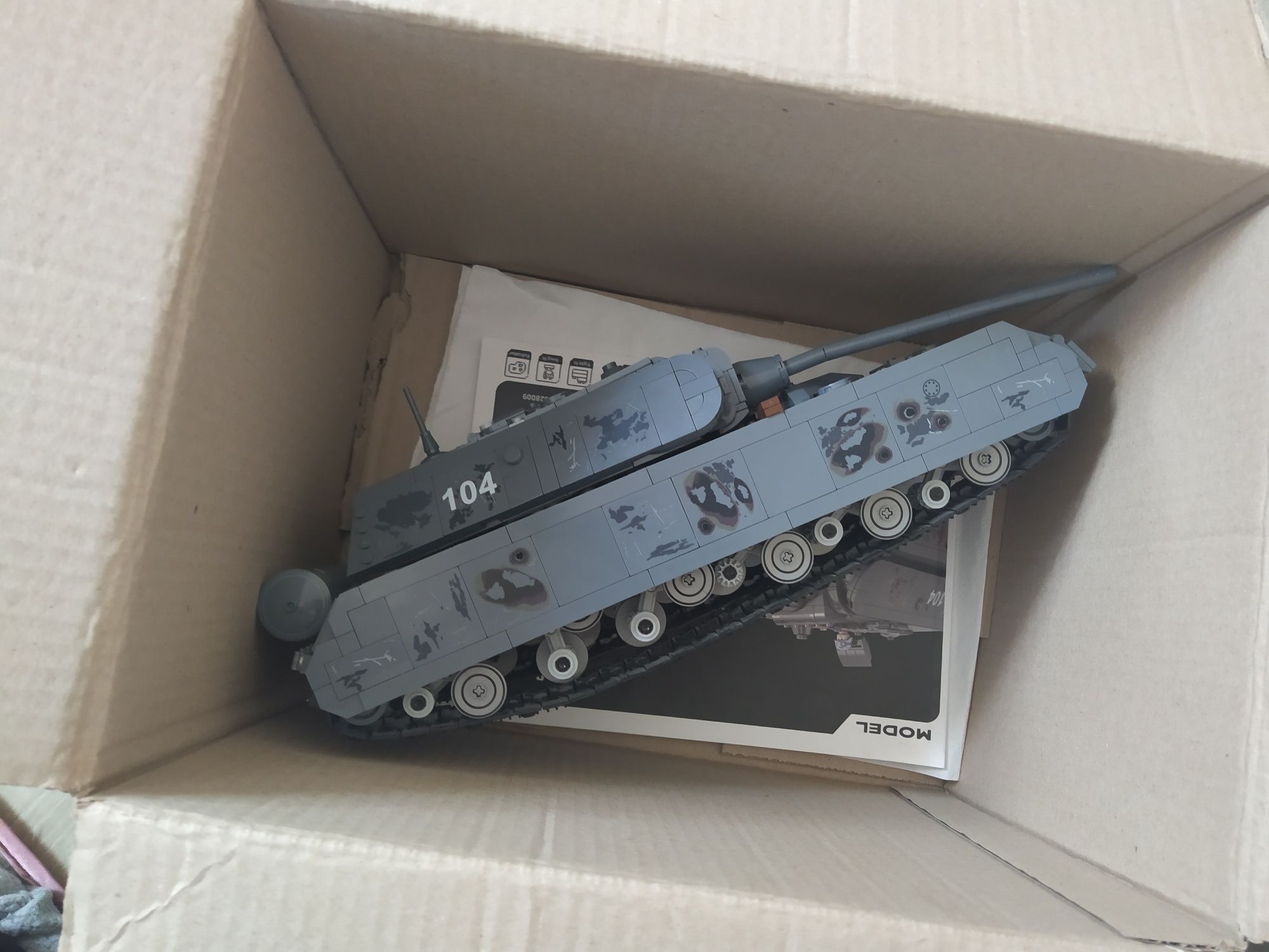 Лего Німецький танк маус (Panzer VIII Maus) 2127 деталей