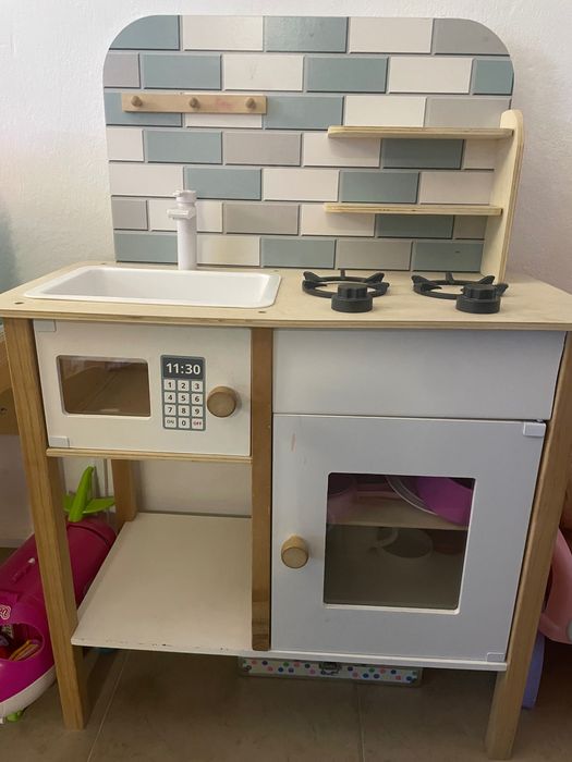 Cozinha madeira de brincar