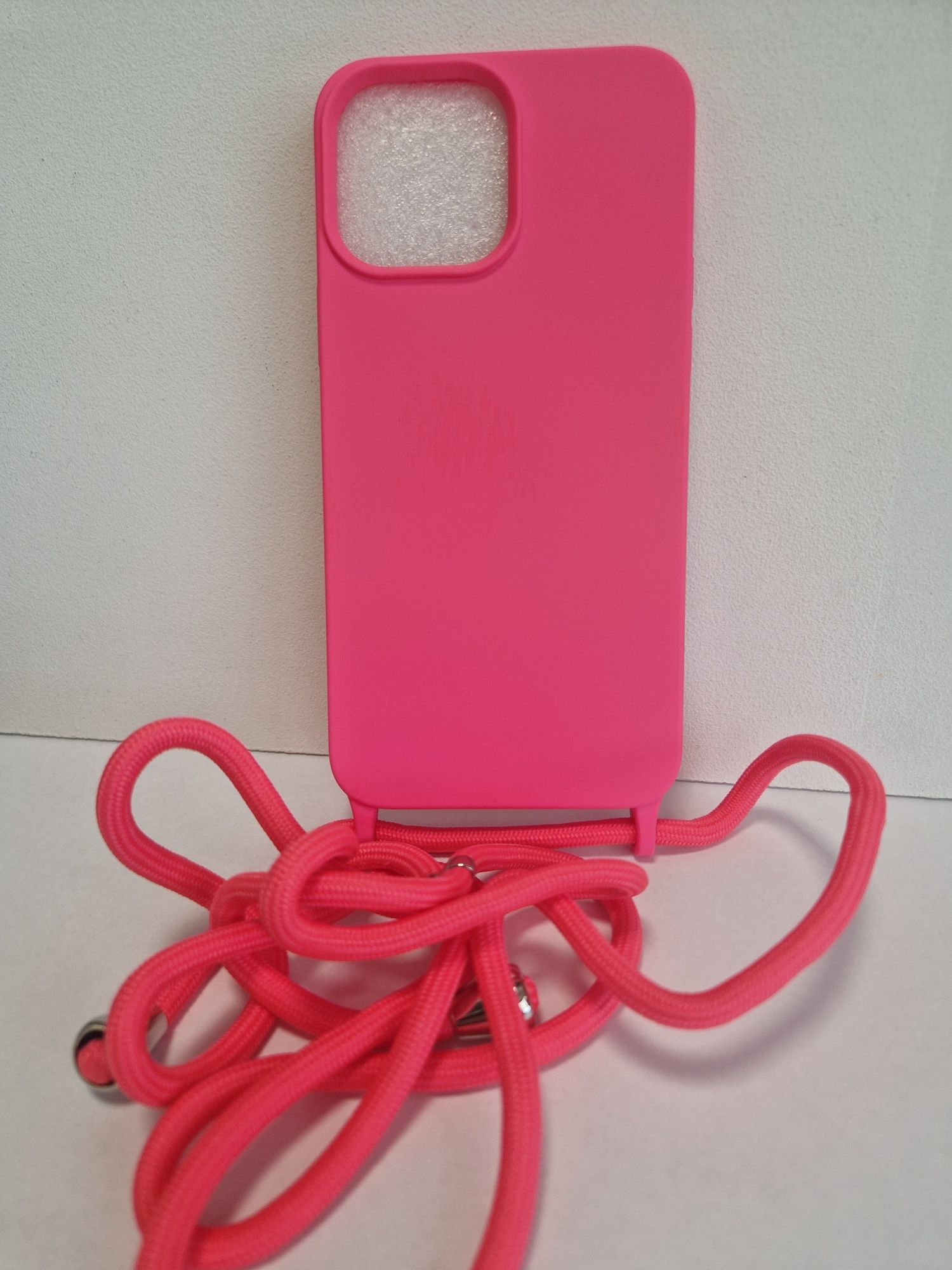 Strap Silicone Case do Iphone 13 Pro Max wzór 1 różowy