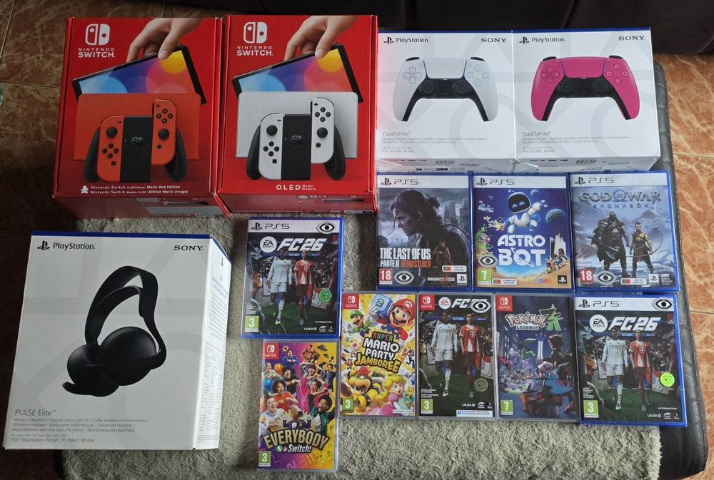 Nintendo Switch/Playstation 5 - Consolas/Jogos