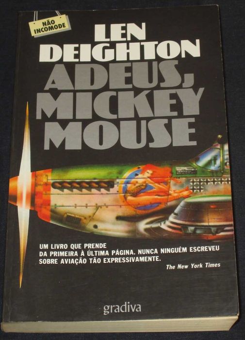 Livro Adeus Mickey Mouse Len Deighton Gradiva