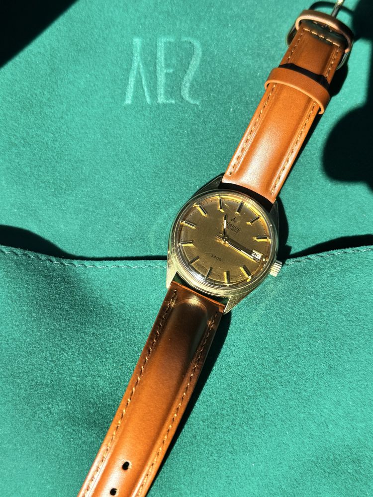 Atlantic 3409 zegarek retro stary