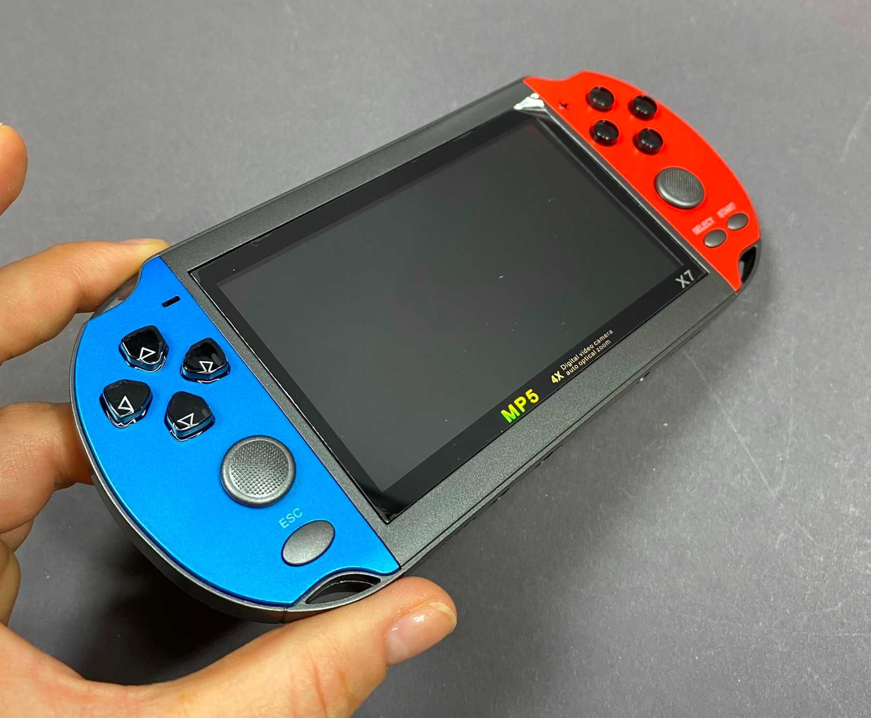 Портативная игровая консоль PSP X7 Plus 5"1 8GB 10000 ігор MP5