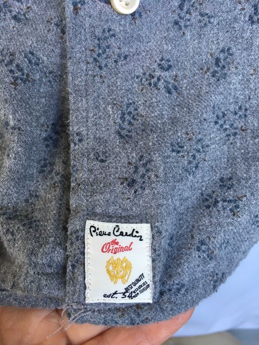 Camisa flanela cinza Pierre Cardin